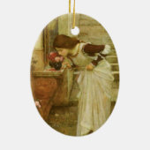 ザ・神社byジョン・ウィリアム・ウォーターハウス セラミックオーナメント (裏面)