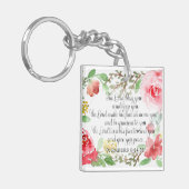 ザ・賛美ズ |聖なる書物、 経典アート |数値6:24-26 キーホルダー (正面左)