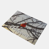 ザ(鳥)ショウジョウコウカンチョウインザモーニングウェルカムドアマット ドアマット (アングル)