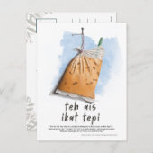 ザAisイカットテピマレーシア シーズンポストカード (正面/裏面)