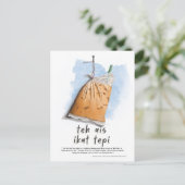 ザAisイカットテピマレーシア ポストカード (スタンド正面)