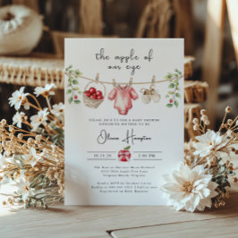 ザApple of Our Eyeベビーシャワー招待状 招待状