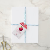 ザApple of Our Eye秋ベビーシャワー ギフトタグ (より糸付き)