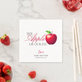 ザApple of Our Eye秋ベビーシャワー スタンダードカクテルナプキン (インサイチュ)