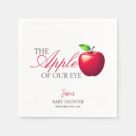 ザApple of Our Eye秋ベビーシャワー スタンダードカクテルナプキン