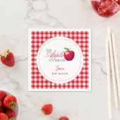 ザApple of Our Eye秋ベビーシャワー スタンダードカクテルナプキン (インサイチュ)