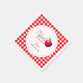 ザApple of Our Eye秋ベビーシャワー スタンダードカクテルナプキン (角)