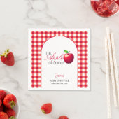 ザApple of Our Eye秋ベビーシャワー スタンダードカクテルナプキン (インサイチュ)