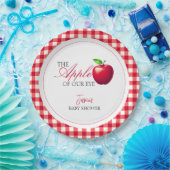 ザApple of Our Eye秋ベビーシャワー ペーパープレート (パーティー)