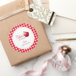 ザApple of Our Eye秋ベビーシャワー ラウンドシール