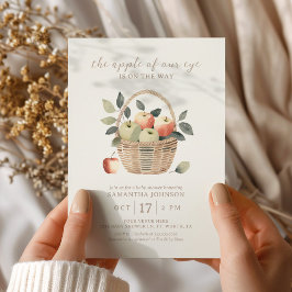 ザApple of Our Eye Autumnベビーシャワー招待状 招待状