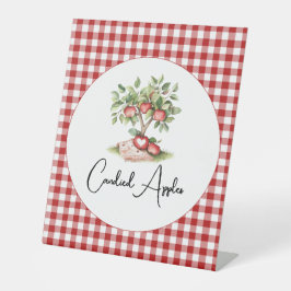 ザApple of our Eye Baby Shower紙プレート 台座サイン