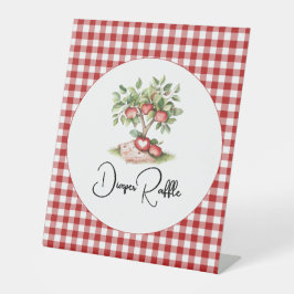 ザApple of our Eye Baby Shower紙プレート 台座サイン