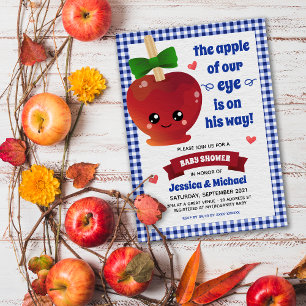 ザApple of Our Eye Boy Baby Shower招待状 招待状
