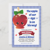 ザApple of Our Eye Boy Baby Shower招待状 招待状 (正面)