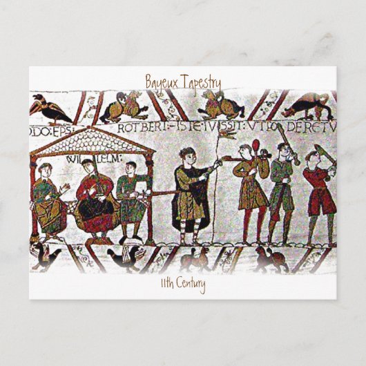 ザBayeux Tapestry a6 – はがき (正面)