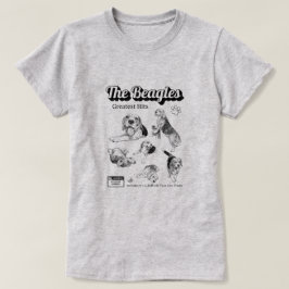 ザBeaglesアルバムおもしろいラブbeagles dog T-Shirt Tシャツ