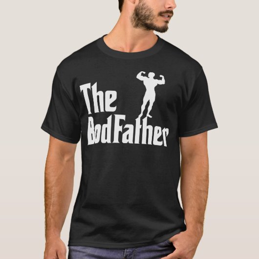 ザBod Father重量挙げとジムのフィットネスシャツ Tシャツ (正面)