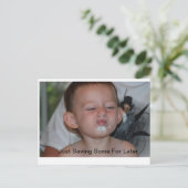 ザCookie熱狂する誕生日はがき ポストカード (スタンド正面)