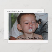 ザCookie熱狂する誕生日はがき ポストカード (正面/裏面)