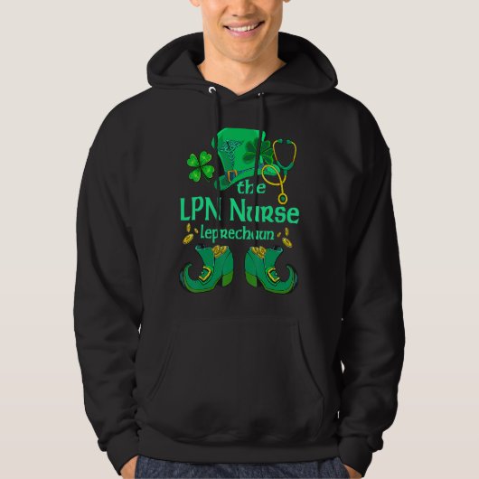 ザLpnナースレプレシャンSt patricks dayティーズ パーカ (正面)