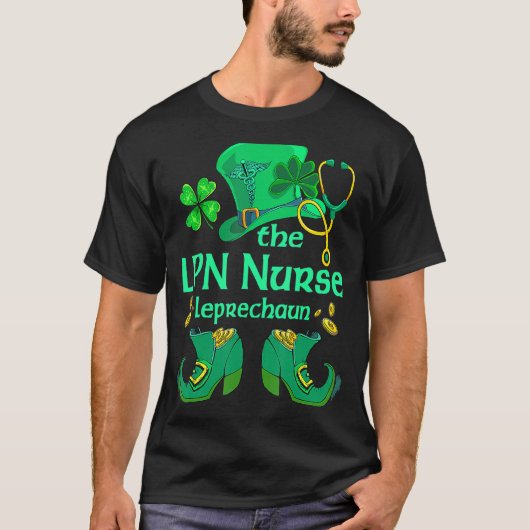 ザLpnナースレプレシャンSt patricks dayティーズ Tシャツ (正面)