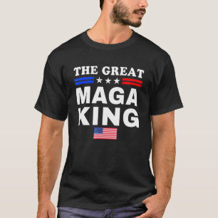ザMAGAキング素晴らしウルトラ・マガ愛国心 Tシャツ