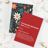 ザManger Bethlehemおもしろいレビューのクリスマスカード シーズンカード