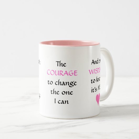 ザNEWセレニティ祈りの言葉マグカップ ツートーンマグカップ (正面右)