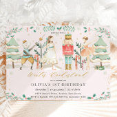 ザNutcracker Winter Onederland 1st Birthday Inv 招待状