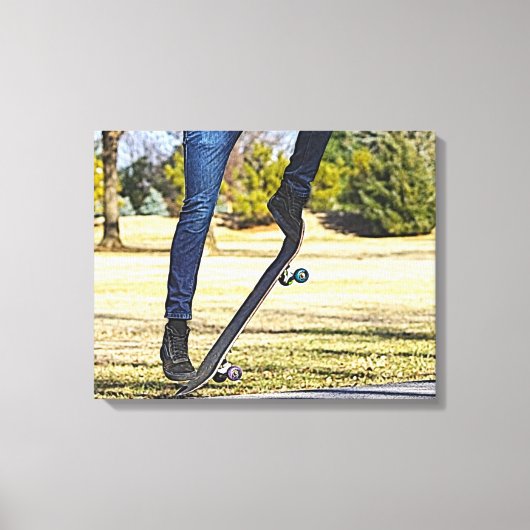 ザOllie Painterly Canvas Print キャンバスプリント (正面)