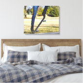 ザOllie Painterly Canvas Print キャンバスプリント (インサイチュ (寝室))