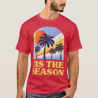 ザSEAsonサマートリップトロピカルトラベルビーチV Tシャツ