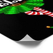 ザSy小妖精や小人クリスマスおもしろいクリスマスマッチングファミリーPa ポスター (角)