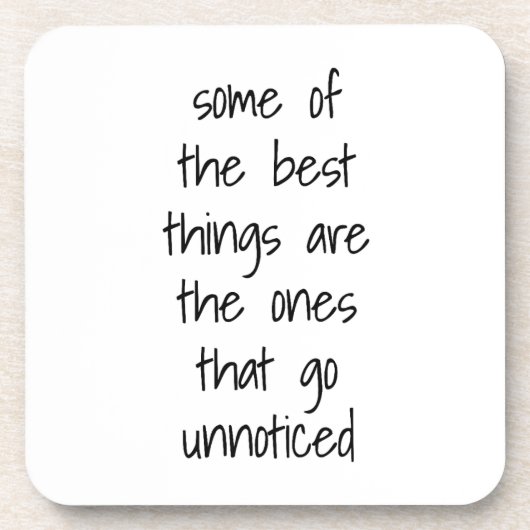 ザThings最高の懸命プラスチックコースター コースター (正面)