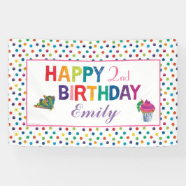 ザvery空腹のキャタピラーバタフライ誕生日バン 横断幕