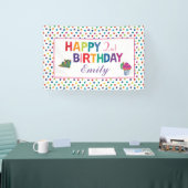 ザvery空腹のキャタピラーバタフライ誕生日バン 横断幕 (トレードショー)