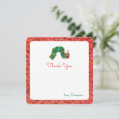 ザvery空腹のキャタピラー誕生日 |ありがとうございます サンキューカード (スタンド正面)