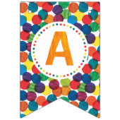 ザvery空腹キャタピラー誕生日 バンティングフラッグ (第3の旗)