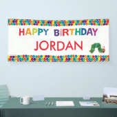 ザvery空腹キャタピラー誕生日 横断幕 (トレードショー)