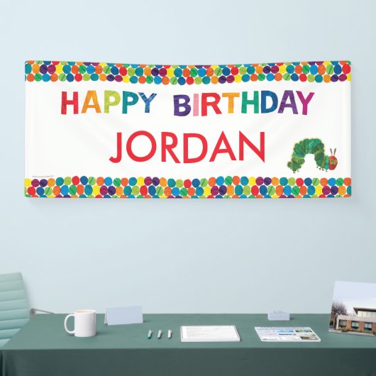 ザvery空腹キャタピラー誕生日 横断幕 (トレードショー)