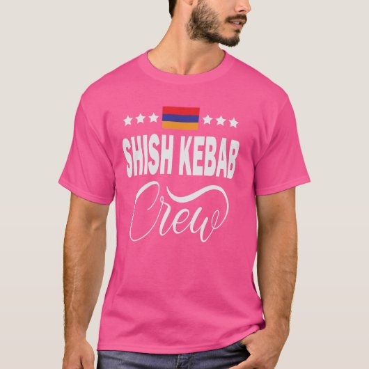 シおもしろいッシュKebab恋人シャツアルメニア Tシャツ (正面)