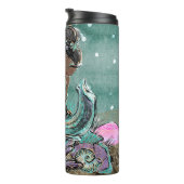 *~*シお洒落ェルグリッター人魚ウミガメ タンブラー (回転右)