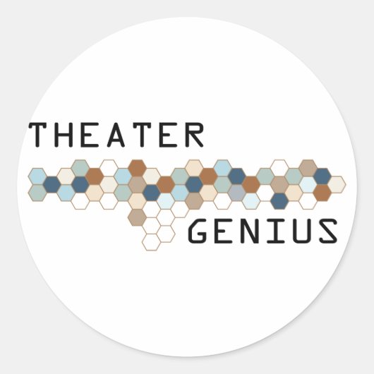 シアターの天才 ラウンドシール (正面)