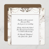 シアターエレガントウェディング招待状 招待状 (正面/裏面)