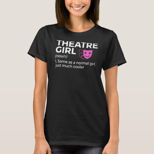 シアターガール定義アクター Tシャツ (正面)