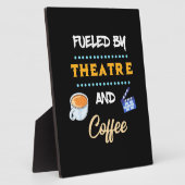 シアターコーヒーで盛られた俳優 フォトプラーク (側面)