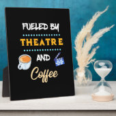 シアターコーヒーで盛られた俳優 フォトプラーク (側面)