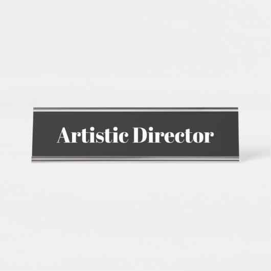 シアタースタッフネームプレート デスクネームプレート (正面)