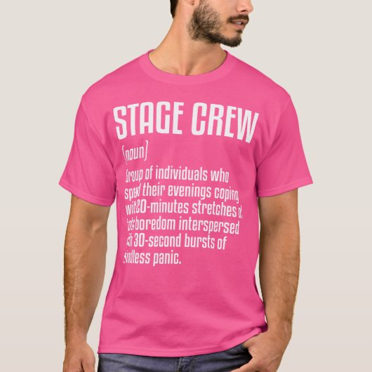 シアターステージクルー定義 Tシャツ (正面)